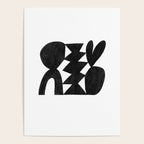 Abstract C009-black Poster Gallery Image 4