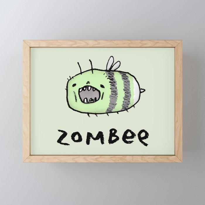 Zombee Mini Art Print Gallery Image 1