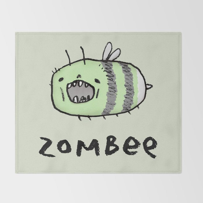 Zombee Throw Blanket Gallery Image 2