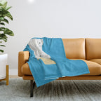 Polar Bear Ice Cream Throw Blanket Gallery Image 1