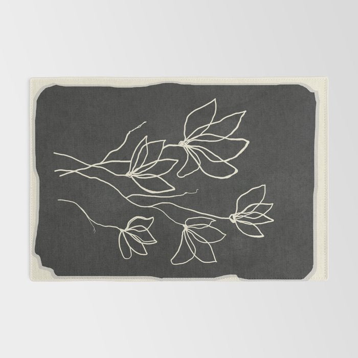 Line Wildflowers 1 Rug Gallery Image 2