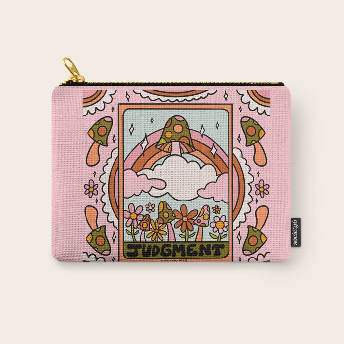 20. Judgment Tarot Mushroom Carry All Pouch Gallery Image 1