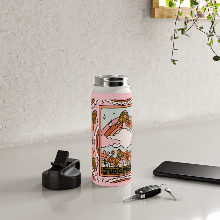 20. Judgment Tarot Mushroom Water Bottle Gallery Image 4