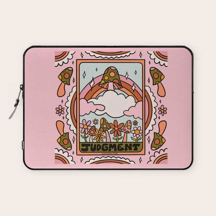 20. Judgment Tarot Mushroom Laptop Sleeve Gallery Image 1