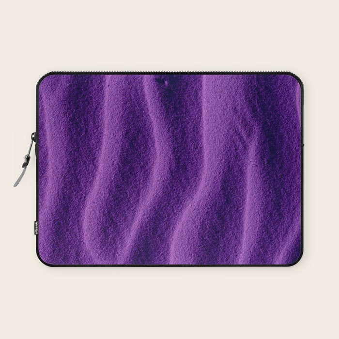 Sand Ripples - Purple Laptop Sleeve Gallery Image 1