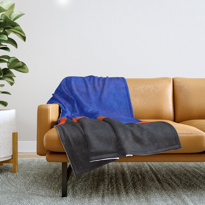 Mid-Night Streak  Throw Blanket Gallery Image 1