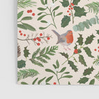 Robin in a Winter Garden Poster Gallery Image 3