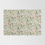 Robin in a Winter Garden Rug Gallery Image 2