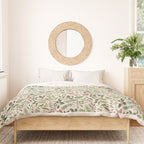 Robin in a Winter Garden Duvet Cover Gallery Image 3