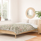 Robin in a Winter Garden Duvet Cover Gallery Image 2