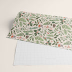 Robin in a Winter Garden Wrapping Paper Gallery Image 2