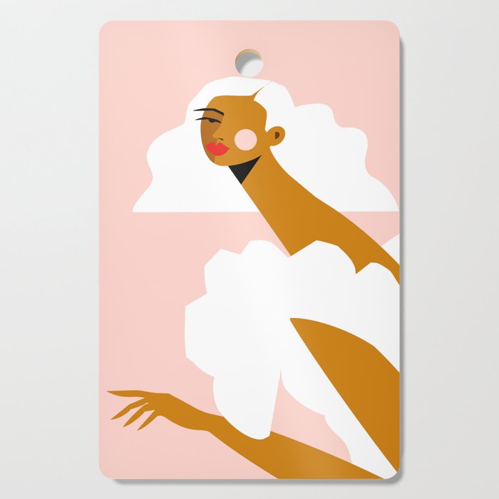 White Dress Cutting Board Gallery Image 1
