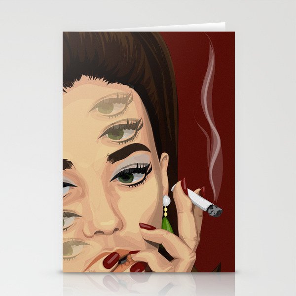 Eye Am Thinking Stationery Card Gallery Image 2