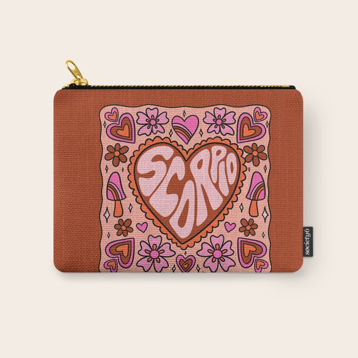 Scorpio Heart Carry All Pouch Gallery Image 1