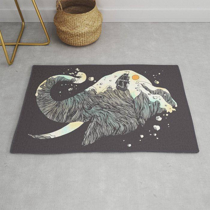 The Grey Gust and the Savage Sea Rug Gallery Image 1