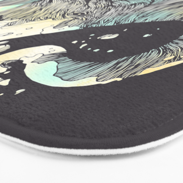 The Grey Gust and the Savage Sea Bath Mat Gallery Image 3