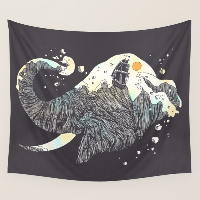 The Grey Gust and the Savage Sea Wall Tapestry Gallery Image 4
