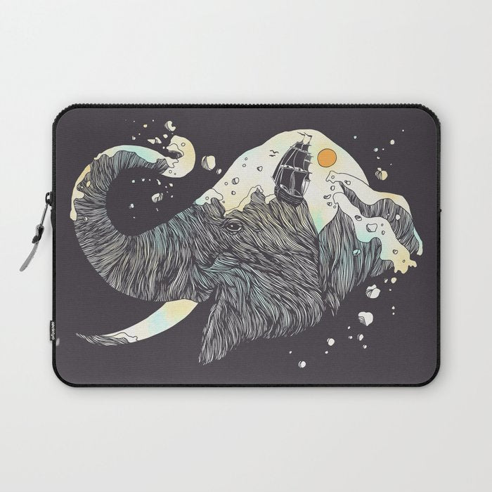 The Grey Gust and the Savage Sea Laptop Sleeve Gallery Image 1