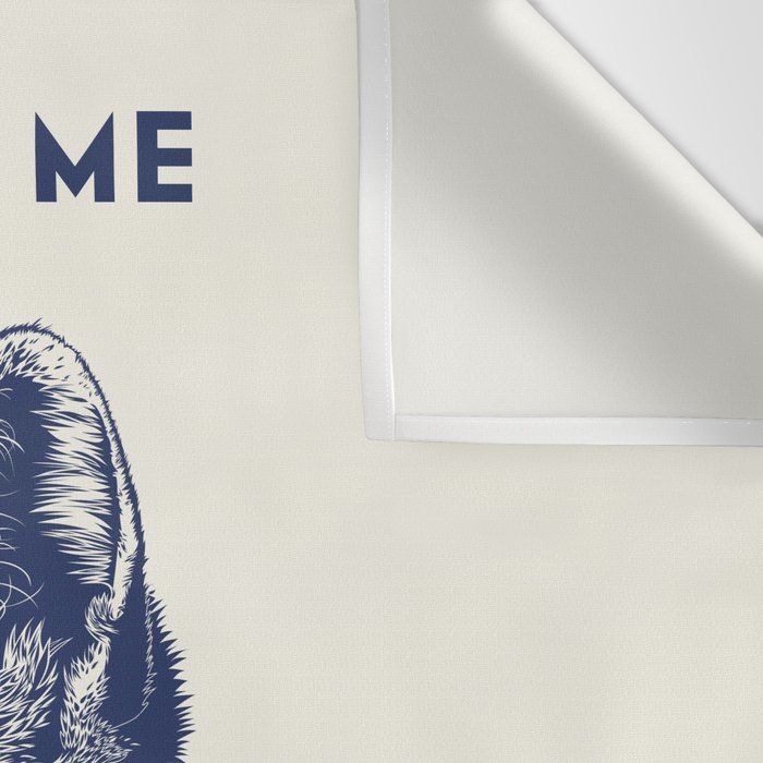 Impress Me Hooman - Vintage Cat Illustration, Funny Quote Wall Tapestry Gallery Image 3