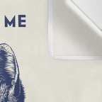 Impress Me Hooman - Vintage Cat Illustration, Funny Quote Wall Tapestry Gallery Image 3