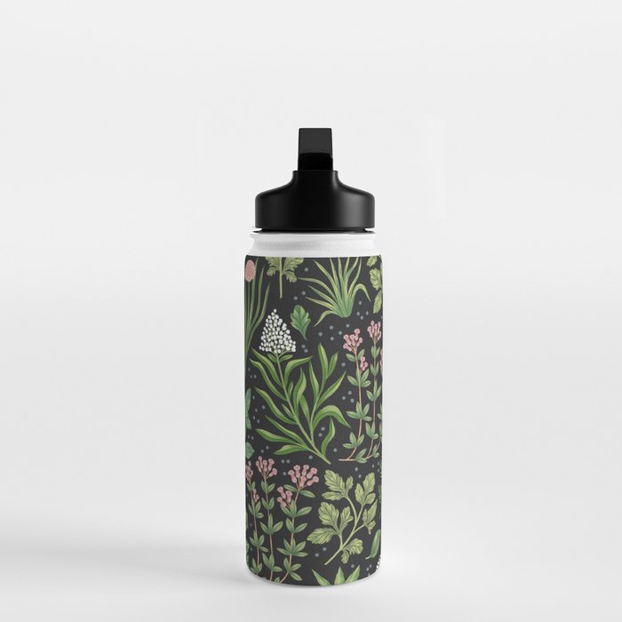 Herbs & Spices - dark Water Bottle Gallery Image 3