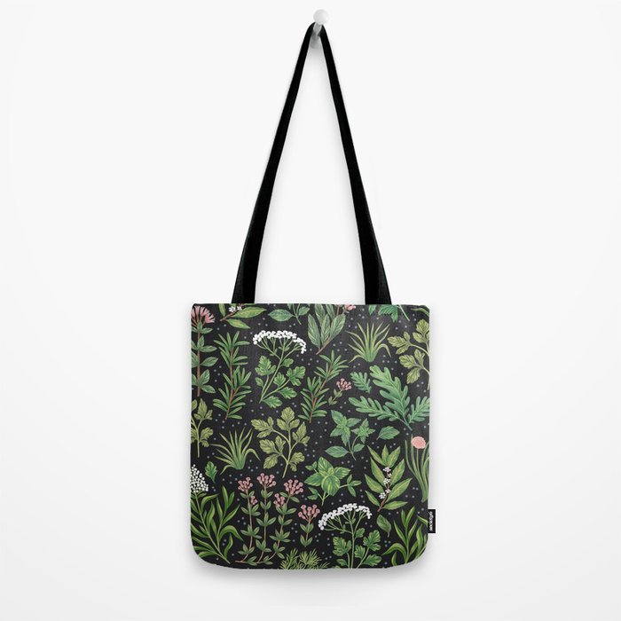 Herbs & Spices - dark Tote Bag Gallery Image 2