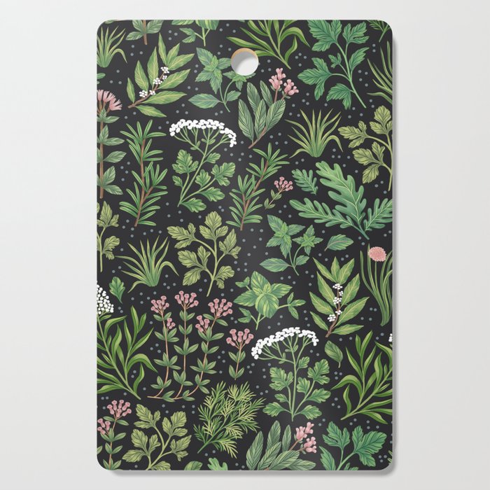 Herbs & Spices - dark Cutting Board Gallery Image 1