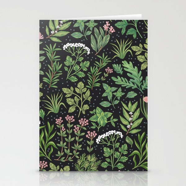 Herbs & Spices - dark Stationery Card Gallery Image 2