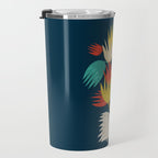 Hedgehog with flowers Travel Mug Gallery Image 3
