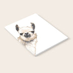 Sneaky Llama White Notebook Gallery Image 2