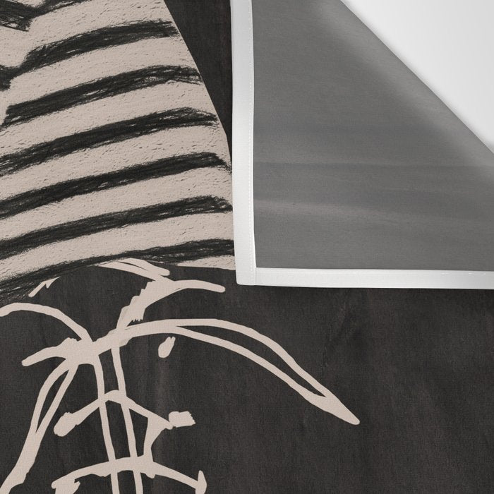 Good Mood  Line Art Wall Tapestry Gallery Image 3