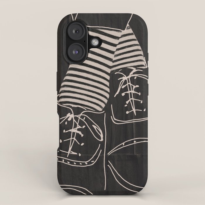 Good Mood  Line Art iPhone Case Gallery Image 1