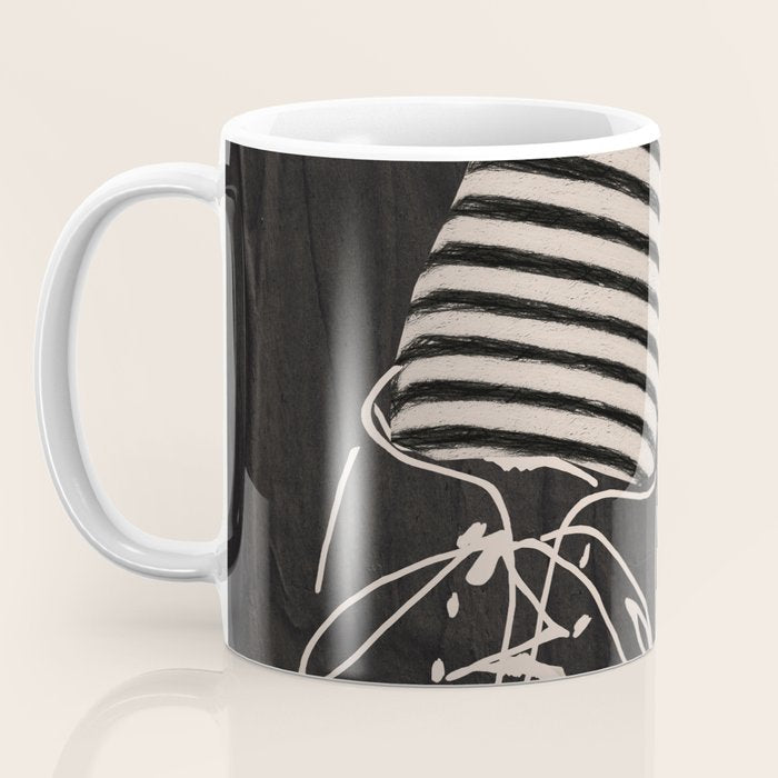 Good Mood  Line Art Coffee Mug Gallery Image 3