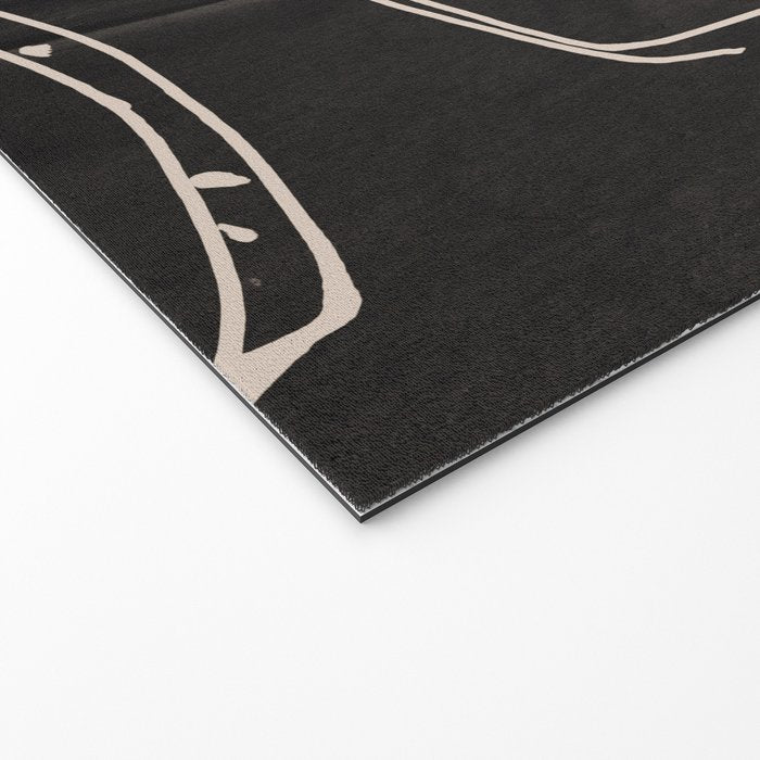 Good Mood  Line Art Welcome Mat Gallery Image 2