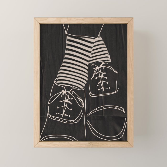 Good Mood  Line Art Mini Art Print Gallery Image 1