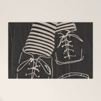 Good Mood  Line Art Welcome Mat Gallery Image 1