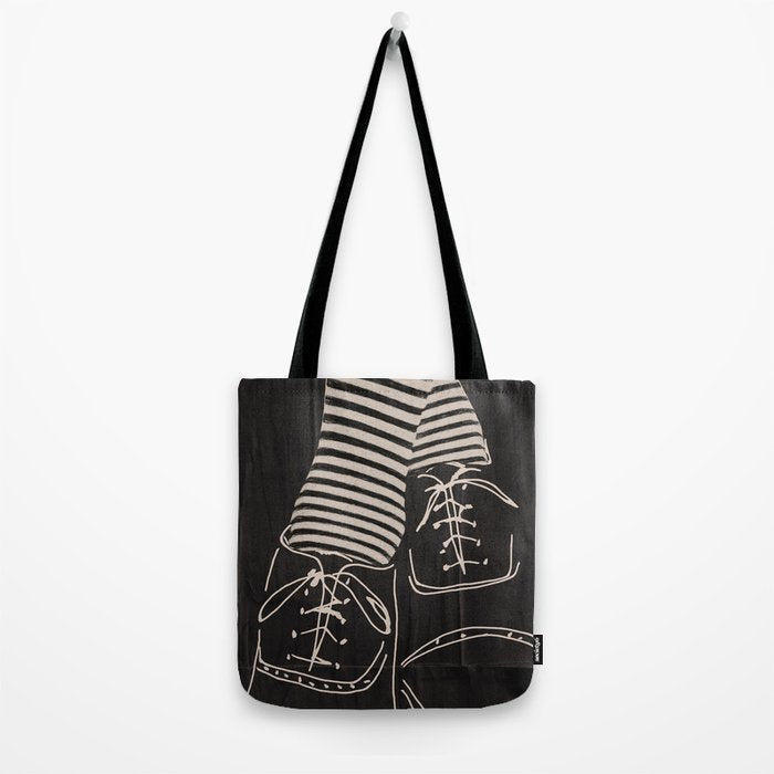 Good Mood  Line Art Tote Bag Gallery Image 2