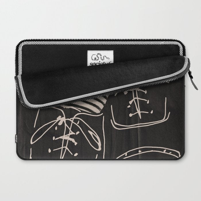Good Mood  Line Art Laptop Sleeve Gallery Image 2