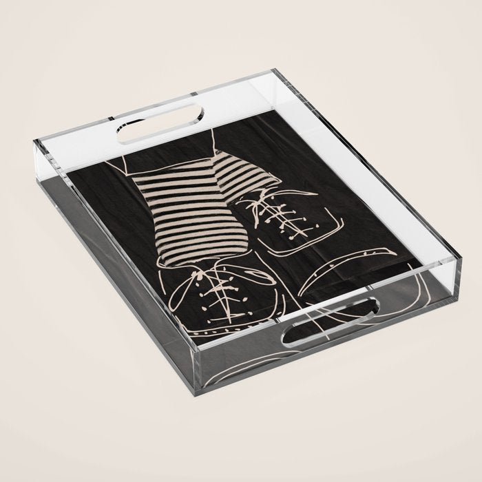 Good Mood  Line Art Acrylic Tray Gallery Image 1