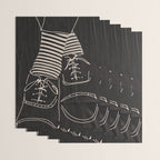 Good Mood  Line Art Wrapping Paper Gallery Image 3