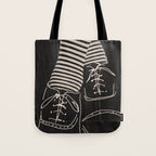 Good Mood  Line Art Tote Bag Gallery Image 1