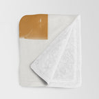 Black And Ochre Throw Blanket Gallery Image 3