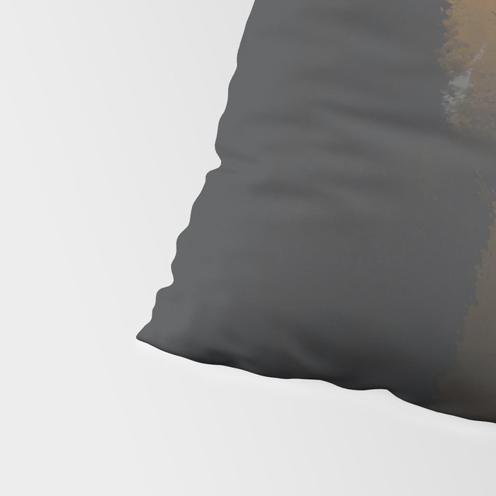 Black And Ochre Pillow Sham Gallery Image 4