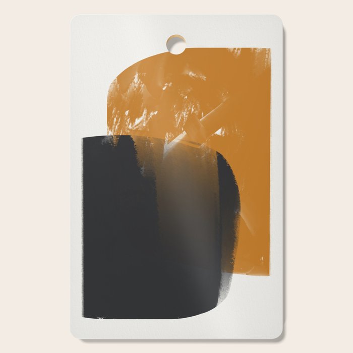 Black And Ochre Cutting Board Gallery Image 1