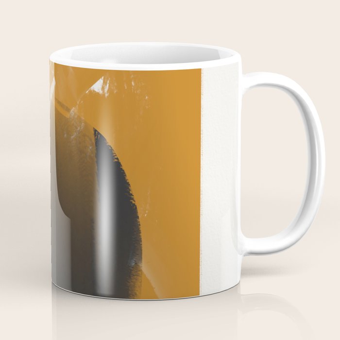 Black And Ochre Coffee Mug Gallery Image 1