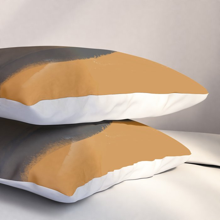 Black And Ochre Pillow Sham Gallery Image 3