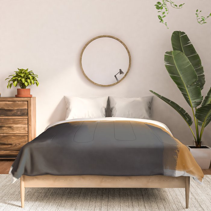 Black And Ochre Comforter Gallery Image 3