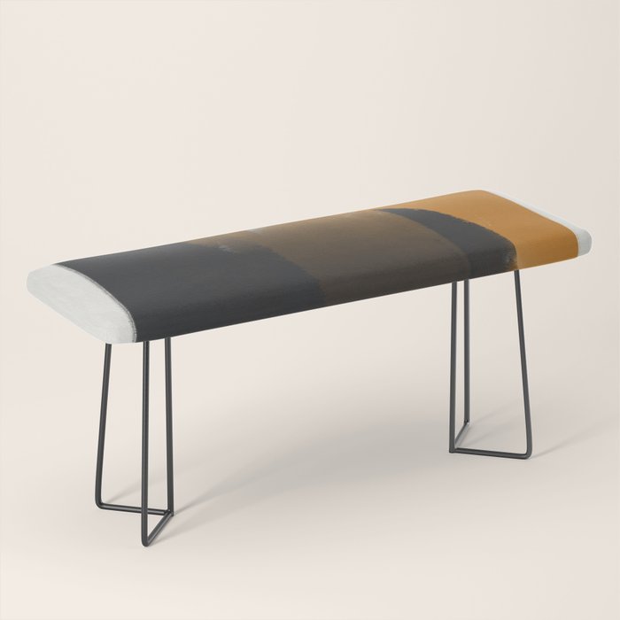 Black And Ochre Bench Gallery Image 1