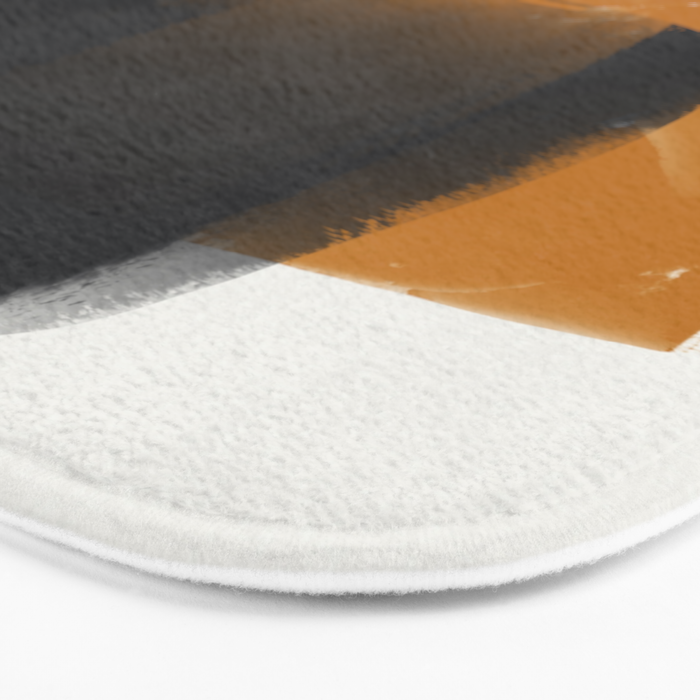 Black And Ochre Bath Mat Gallery Image 3