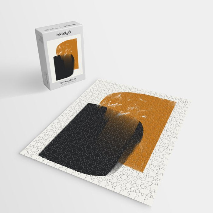 Black And Ochre Jigsaw Puzzle Gallery Image 2